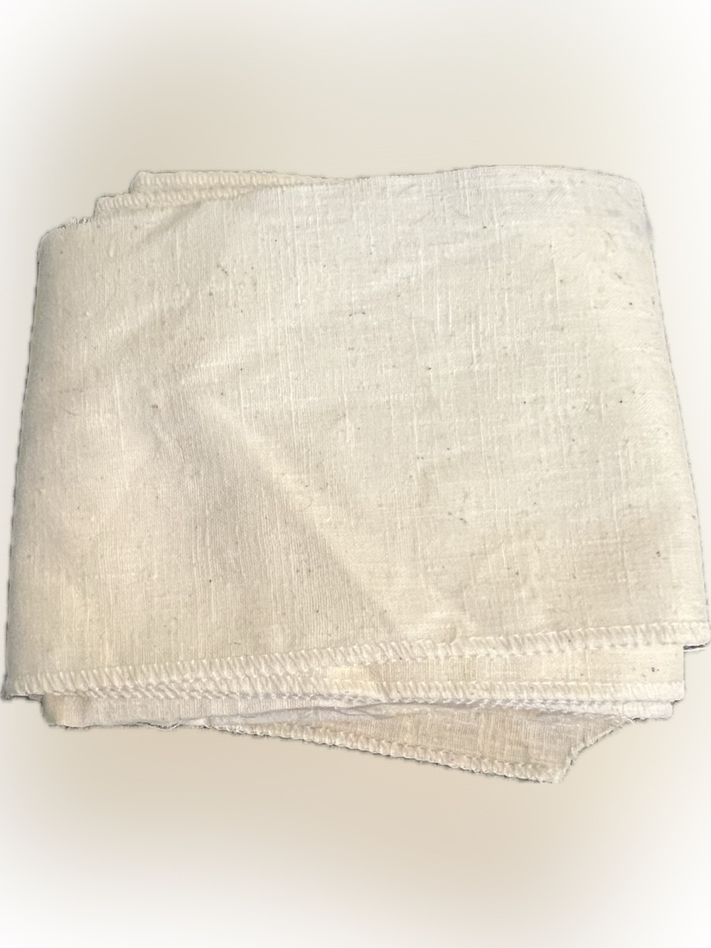 Vintage White Cotton Fabric 4” Wide 5+ Yards Art Craft Decor Accent